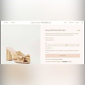 Gold Loeffler Randal Penny Heel